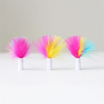 

3PCS Donut Smart Toy Funny Cat Toy Feather Replacement Pack Three Sticks