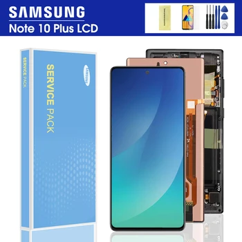 

ORIGINAL 6.8'' For Samsung Galaxy Note 10 + Display N975F N9750/DS LCD Touch Screen with frame Digitizer for Note 10 Plus lcd