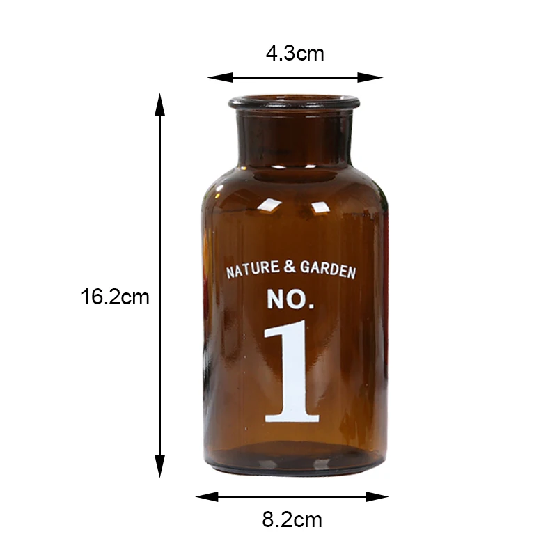 Nordic Design Glass Vase European Decoration Home Flower Vase Flower Arrangement Hydroponic Tabletop Vase For Flower Decoration - Цвет: 6