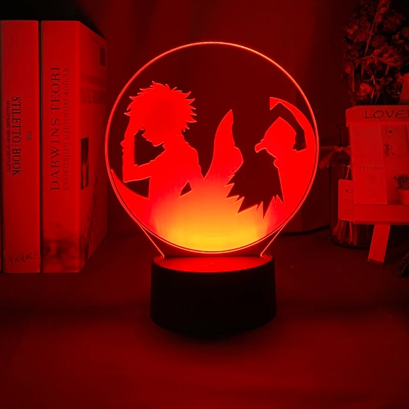 

Led Night Light Anime Hunter X Hunter Gon Freecss and Killua Zoldyck Illusion Nightlight for Child Bedroom Decor Desk Lamp Gift