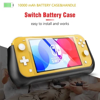 

10400mAh 18 WPD Fast Charger Power Bank Case Battery Case For Nintend Swtich Lite Game Machine External Battery With Holder