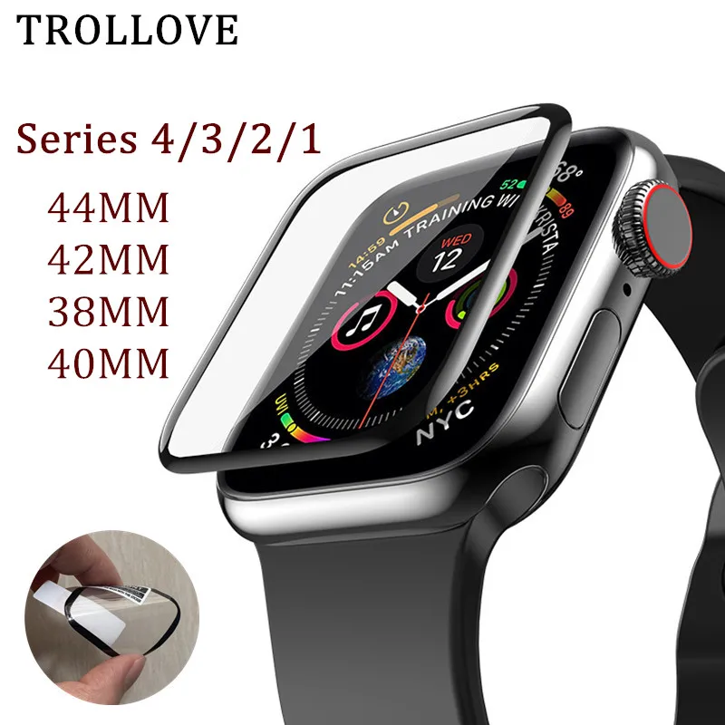 For Iwatch 7 6 Screen Protector Soft Film Full Cover For Apple Watch