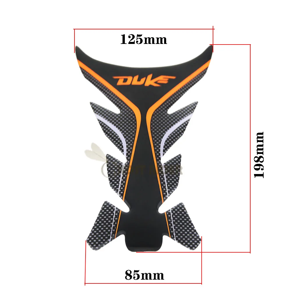 Для KTM Duke 125 200 390 690 990 1290 домашнего декора мотоцикл 3D бак протектор Стикеры s наклейки чехол Duke Стикеры