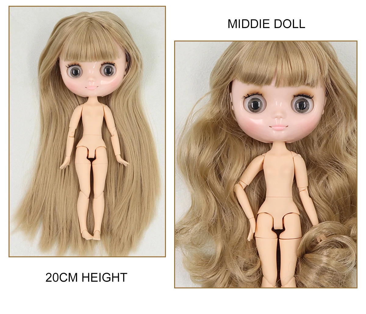 Middie Blythe Doll with Blonde Hair, Tilting-Head & Jointed Body 1