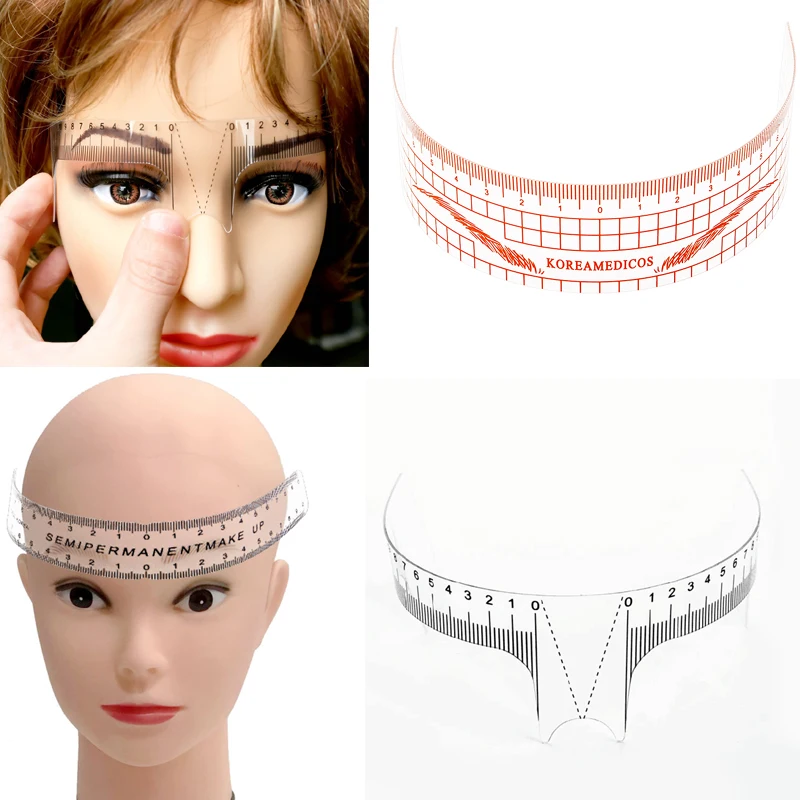 Линейка многоразовая Полуперманентная для бровей 6 видов|Средства роста бровей| |