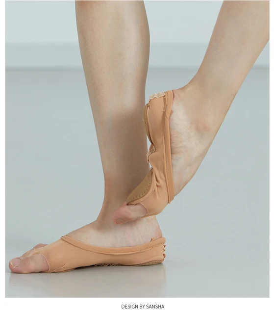 Leather Ballet Dance Foot Protector Pad, Dance Sansha Foot Thong