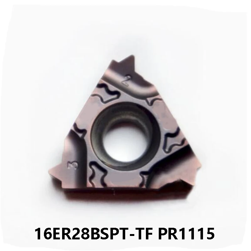 Kyocera 16ER 16ER28BSPT-TF PR1115 Карбид для стали и нержавеющей стали внешние резьбовые вставки токарный станок с ЧПУ Резак