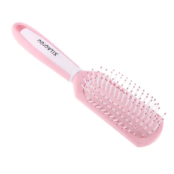 

Soft Nylon Hair Paddle Brush Scalp Massage Cushioned Hairbrush Hair Detangler Comb