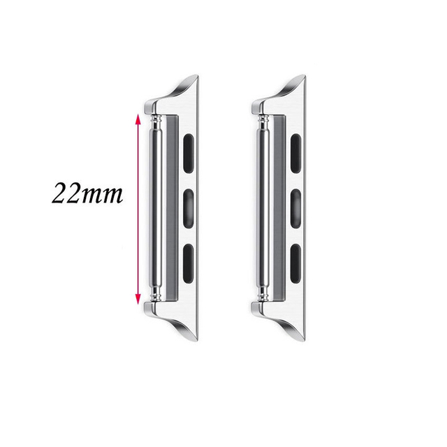 Connector For Apple Watch band series 6 SE 5 4 3 2 band 44mm 40mm For iwatch band 42mm 38mm accessories Tool Wholesale