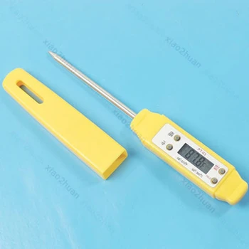 

Digital Probe Water Cooking Food Kitchen Temperature Thermometer Sensor Yellow