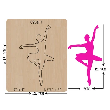 

New Ballet, Gymnastics, Dance, Street Dance, Boys, Girls Wooden die Scrapbooking C-254-7 Cutting Dies