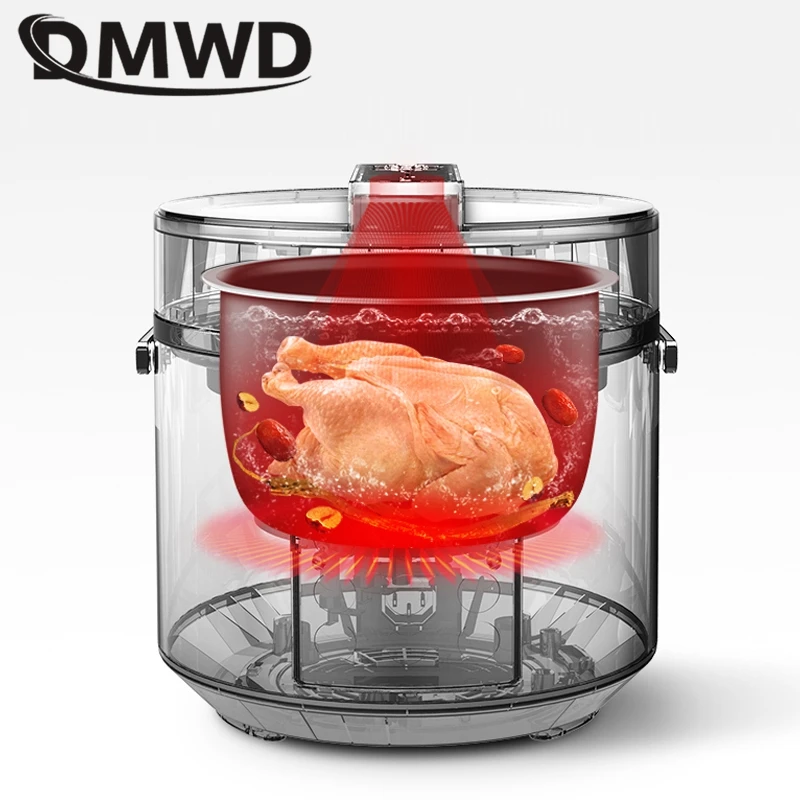 DMWD 3.5L мультиварка Электрический Плита 220 В Автоматическая Перемешивание жарки