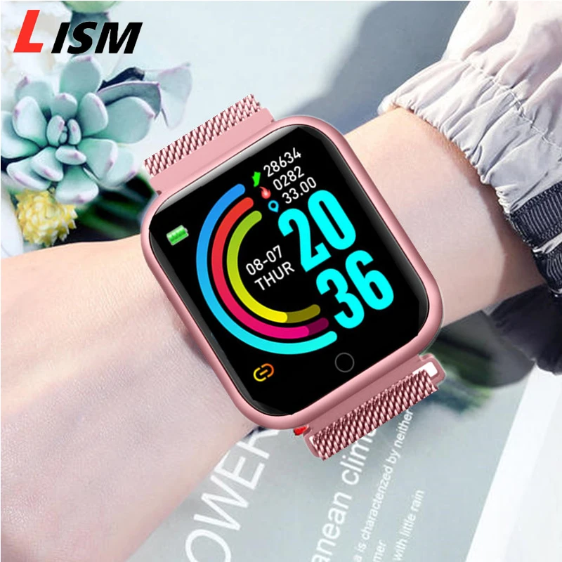 Лмзс 2020 Смарт часы для мужчин сердечного ритма крови Давление монитор разных