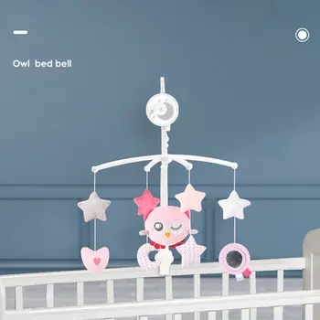

Baby Crib Mobiles Rattles Bed Bell Cartoon Music Educational Toys Carousel for Cots Infant Comfort Toys 0-18 Months for Newborns