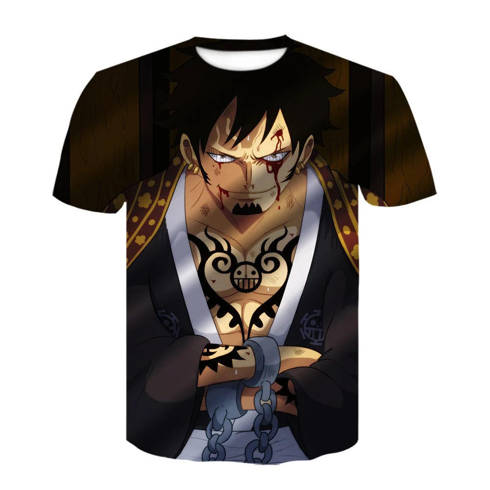 

One Piece T-shirts Men Women T-shirt Anime T Shirt Naruto/Bleach/Dragon Ball 3D Print Comics Tee Tops Stranger Things T Shirt