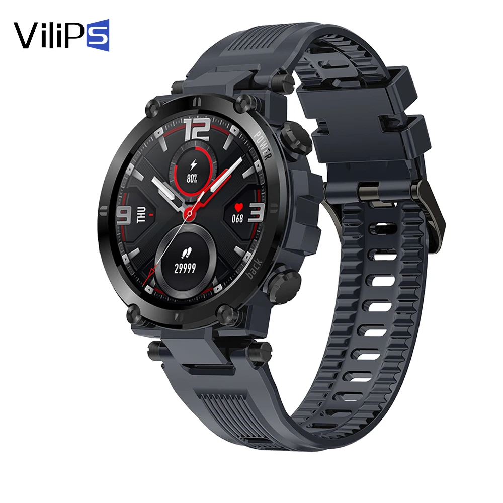 

Vilips smart watch men HD Full Touch Screen IP68 Waterproof Multi Sport Models smartwatch Long Standby For Android IOS D13