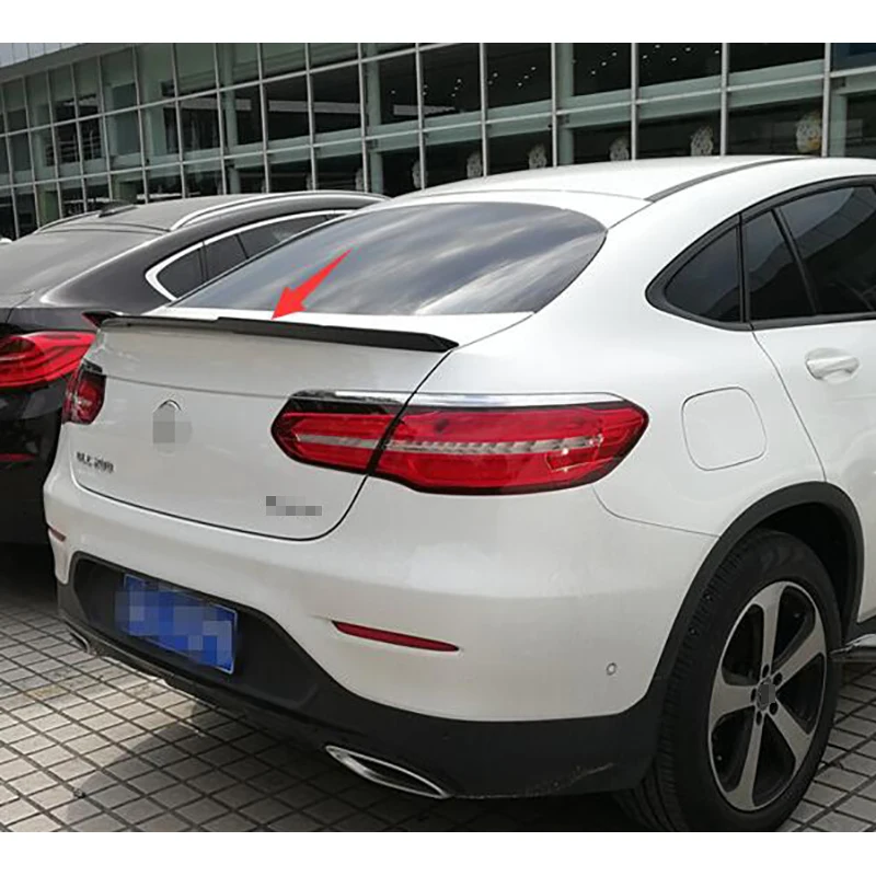 Дизайн ABS черный серебряный красный цвет автомобиля задний спойлер для GLC Coupe GLC200 GLC300 GLC260 16 17