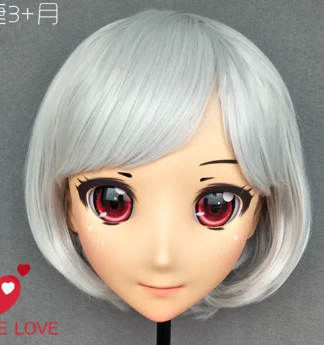 NEW-22) реалистичные вечерние куклы для Хэллоуина BJD маска-Аниме Косплей киг аниме силиконовые маски косплей Кигуруми крест комод