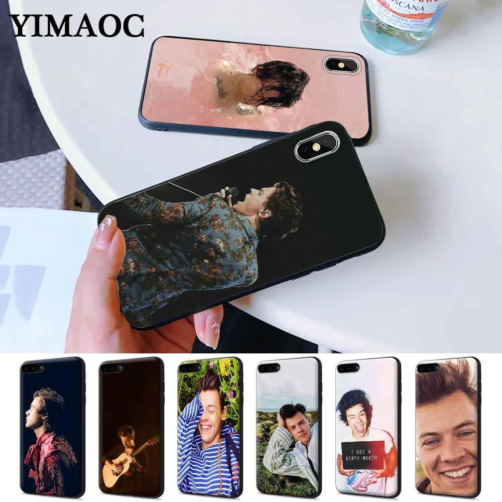 

Harry Styles Silicone Case for iPhone 5 5S 6 6S Plus 7 8 X XS Max XR