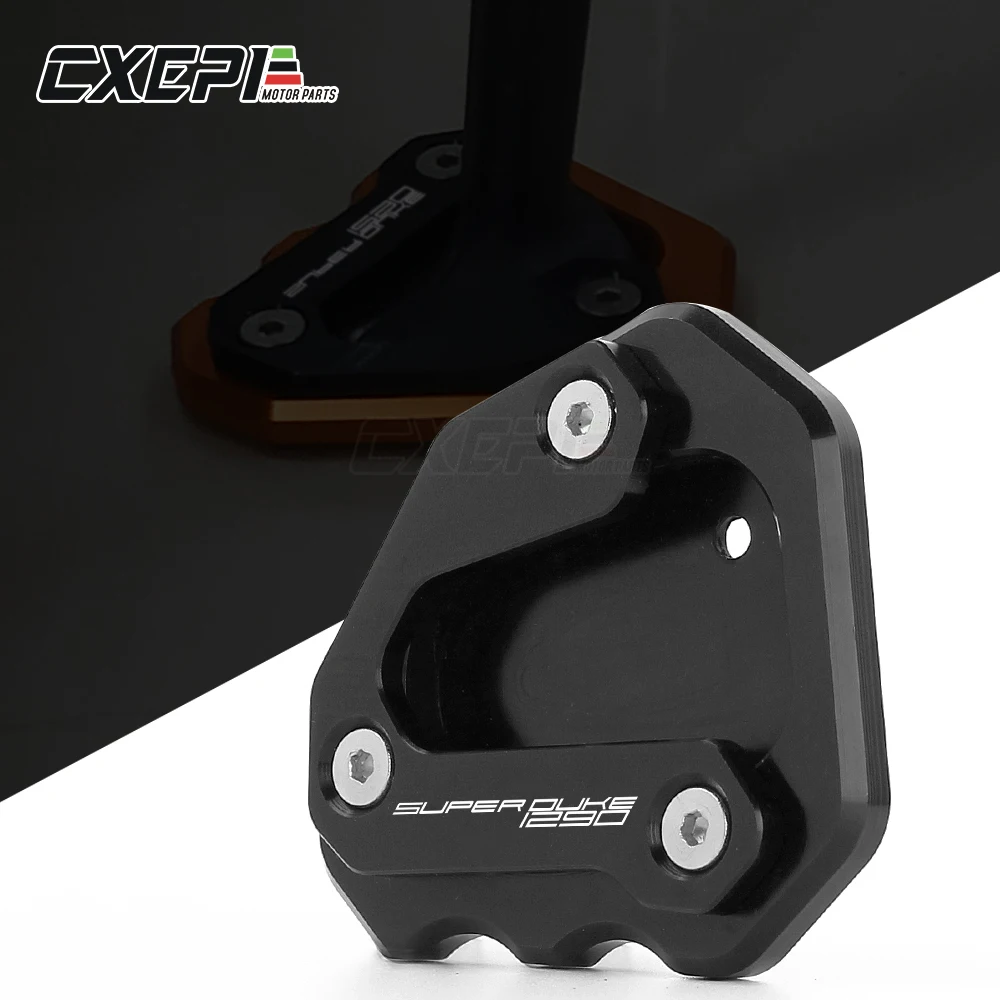 

For KTM 1290 Super Duke R 2013 2014 2015 2016 2014 2018 Motorcycle CNC Kickstand Side Stand Enlarger Support Pad Puck Plate