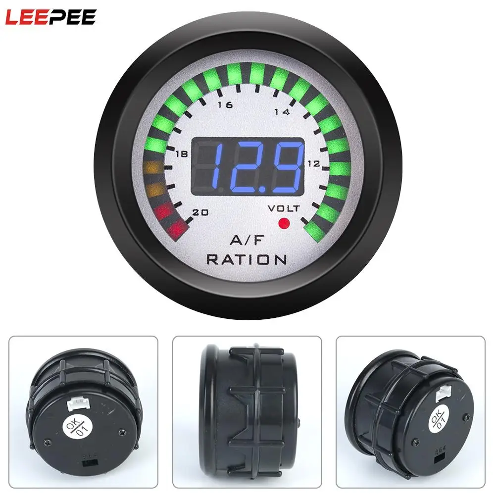 Цифровой измеритель соотношения воздуха и топлива 52 мм O2 датчик кислорода