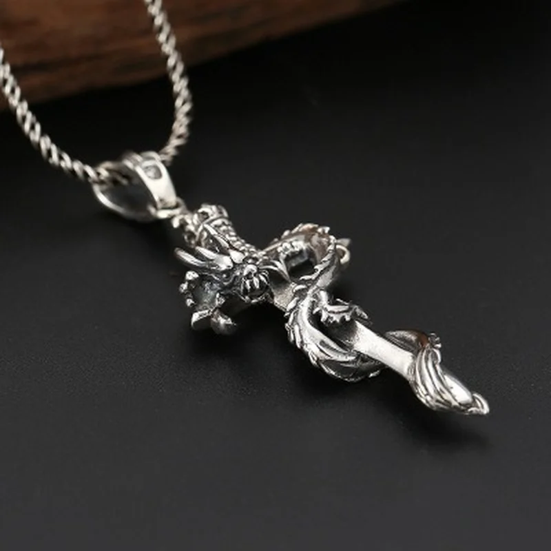 35％割引グレイ系想像を超えての ドラゴンアッシュ クロス ネックレス検索ペンダント シルバー925 ネックレス アクセサリーグレイ系OTA