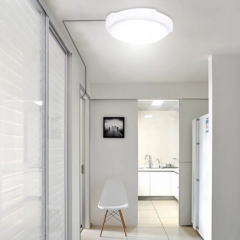 100/60W udendørs solcelleloftslampe Vandtæt aluminiumslegeringspanel Solenergilampe med liniekorridorlys til haveindretning_voghion.com