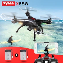 SYMA X5SW радиоуправляемого летательного аппарата FPV X5C обновления Wi-Fi Камера видео в режиме реального времени Квадрокоптер с дистанционным управлением 2,4G 6-осевой Квадрокоптер с дистанционным управлением