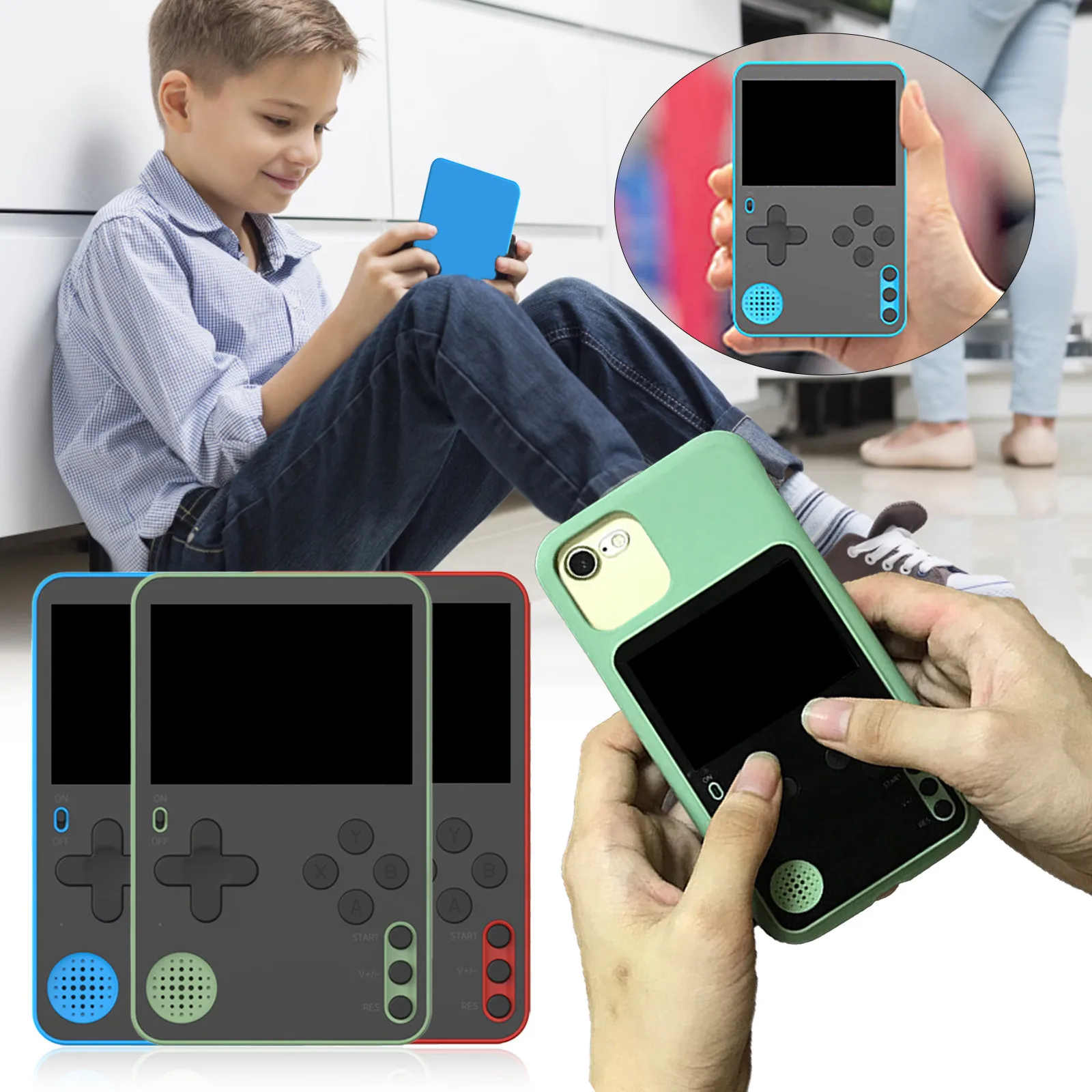 Маленькая портативная игровая консоль магнитное впитывание чехол игра в мини-ФК