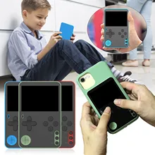 

Small Handheld Game Console Magnetic Absorption Mobile Phone Case Portable Mini Fc Game Boy Shape Toy Tetris Consola De Juego