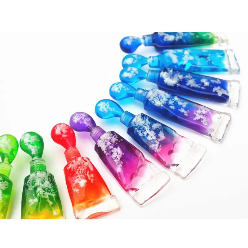 Squeezed Pigment Paint Tube Resin Mold Pendant UV Epoxy Resin Silicone Mold Jewelry Making Tools