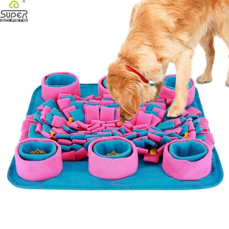 Toy Dog-Toys Puppy Pet-Food-Dispenser Dog-Puzzle Interactive Slow-Feeding with Non-Slip-Back