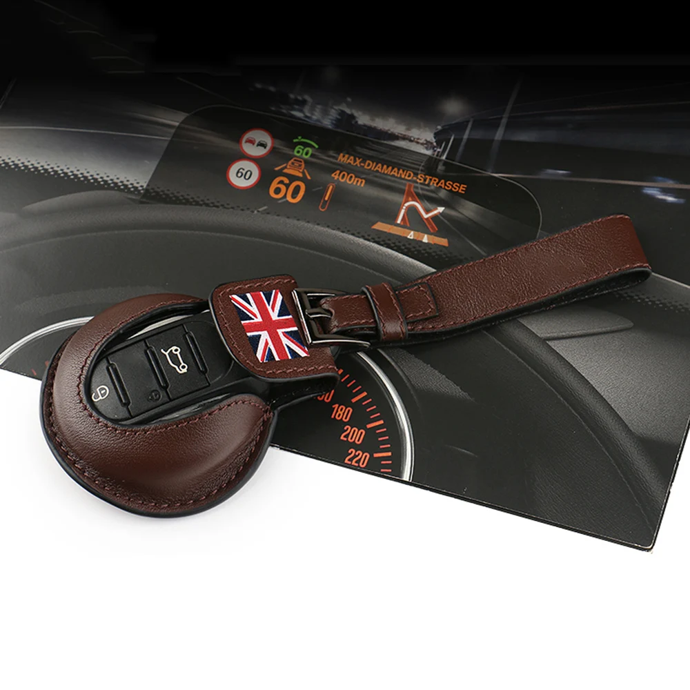 Автомобильный ключ сумка защитный чехол кожаный брелок для Mini Cooper One S JCW Clubman F54 F55 F56 F57 F60 аксессуары для земляков