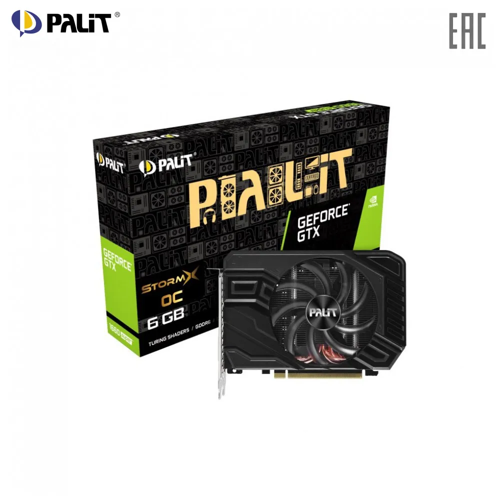 Graphics Cards Palit NE6166SS18J9-161F 6GB GTX 1660 Nvidia GeForce SUPER STORMX OC Computer office Components gaming PC high frequency board