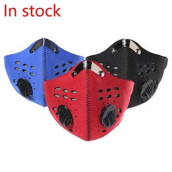 

MTB Activated Carbon Dust Mask Anti Dust Mask Outdoor Bicycle Cycling PM 2.5 Dust Mask Filter Anti Pollution Mask Flu-proof Mask