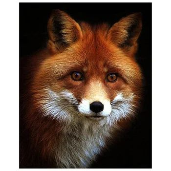 

5D DIY Diamond Painting Animal Diamond Embroidery Spiritual Fox Fox Rhinestone Embroidery Home Decoration Diamond Mosaic