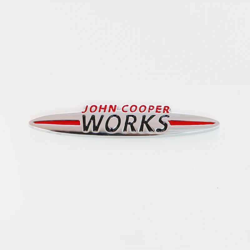 JCW 3D украшение автомобиля автомобильный аксессуар наклейка снаружи для MINI Cooper S R50 R52 R53 R55 R56 R60 F54 F56 F55 F57 F60 стайлинга автомобилей - Название цвета: 133MM(Big)