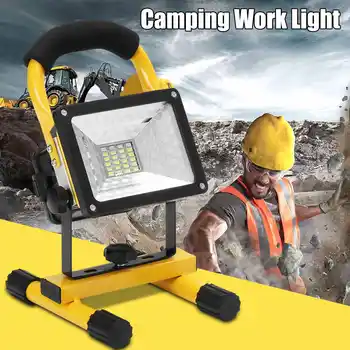 

2000LM Led Portable Spotlight Super Bright Led Work Light Rechargeable Waterproof Outdoor Camping Lamp Led Flashlight