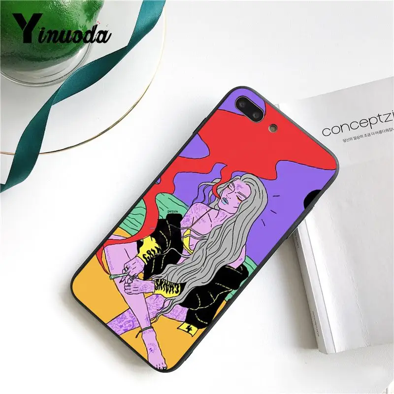 color Artistic illustration alien fashion girl