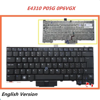 

Laptop English Keyboard For Dell Latitude E4310 P05G 0P6VGX Notebook Replacement layout Keyboard