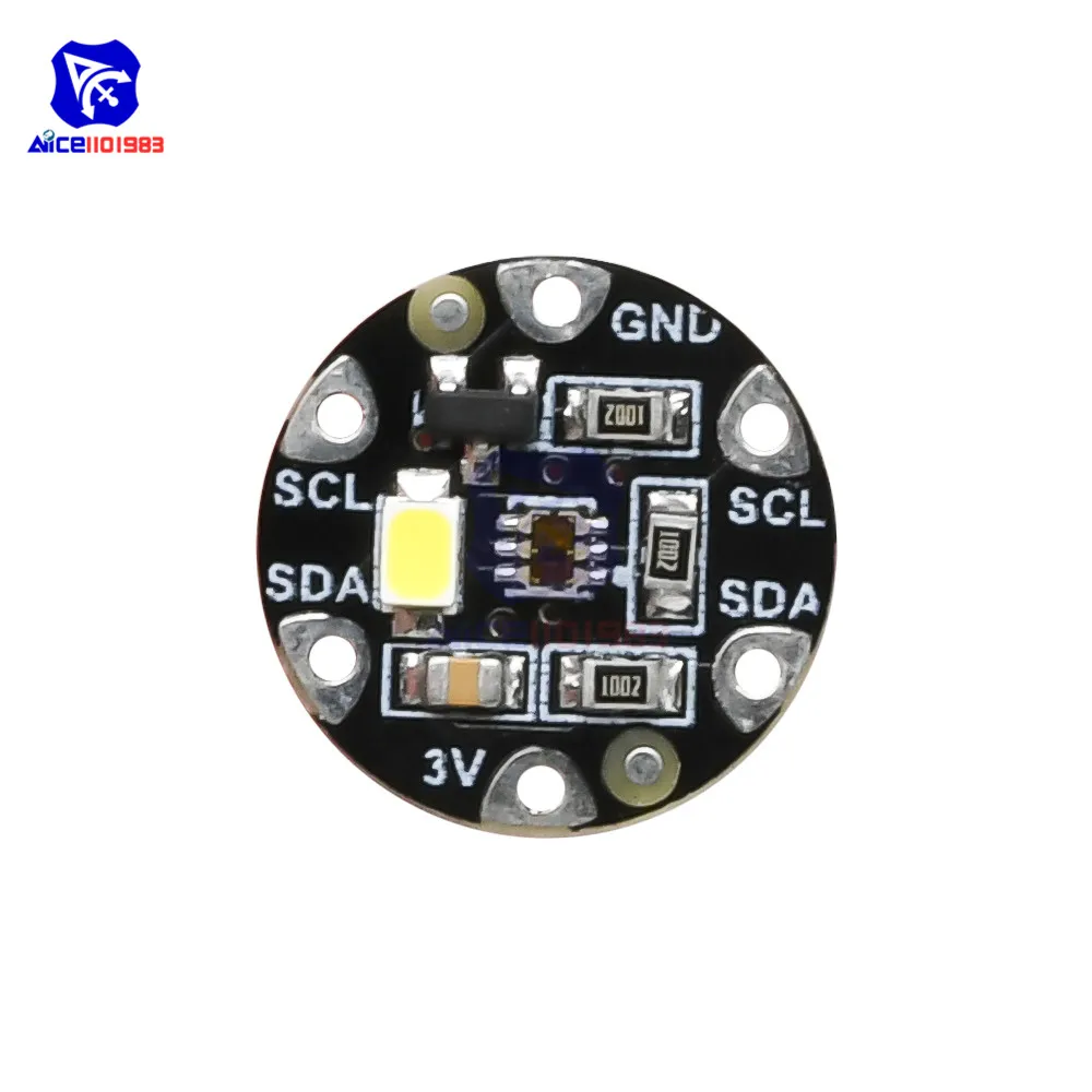 Diymore TCS34725 RGB светильник Цвет Сенсор модуль распознавания с инфракрасным фильтром