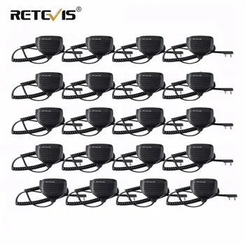 

20pcs Walkie Talkie Speaker Microphone Side PTT For Kenwood Retevis RT21 RT22 H777 RT81 Baofeng UV5R 888S for Puxing for HYT TYT