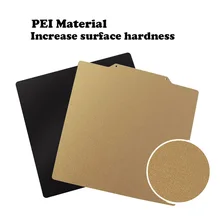 

Twotrees New Double Sided PEI Spring Steel Sheet (Textured With Magnetic Base 220/235/310mm For 3D Printer Hot Bed
