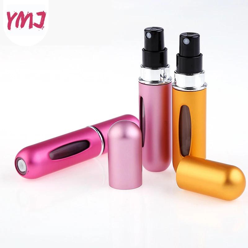 

Mini Portable Refillable Perfume Spray Bottle Aluminum Makeup Water Atomizer Bottle Empty Container Travel Perfume Bottle Tool