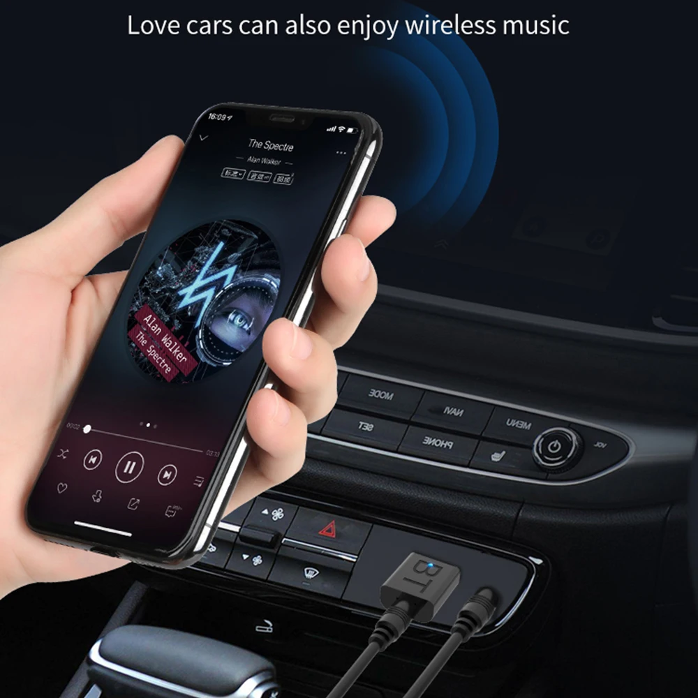 H169 Bluetooth 5,0 передатчик комбинированный приемник автомобильный динамик Компьютер ТВ Bluetooth адаптер водителя AUX RCA USB 3,5 мм