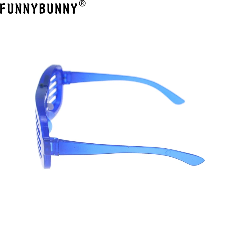 FUNNYBUNNY солнцезащитные очки светодиодный мигающий футуристические светящиеся оттенки рейв Вечерние
