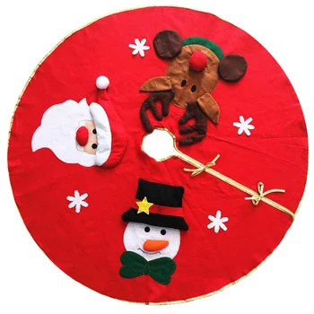 

1pc Christmas Tree Skirt Tree Skirts Christmas Ornament Adorable Tree Skirt for Home Hotel Office Party