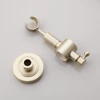 KEMAIDI Brushed Gold Shower Faucet In Wall 8" Stainless Steel Rainfall Bath Shower Set Swivel Bath Spout Bathroom Shower Column 5