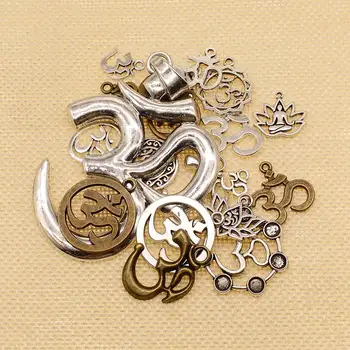 

New Fashion 20 Pieces Sports Om Aum Character Random Mixed No Designated Styles Charms Pendant Accessories Jewelry