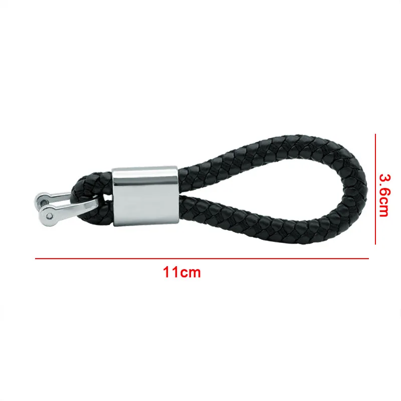 1pcs Braided Rope Car Logo Keychain Auto Keyring Automotive Emblem Goods for Mercedess Benzs W203 W204 W205 W211 W212 W213 W221